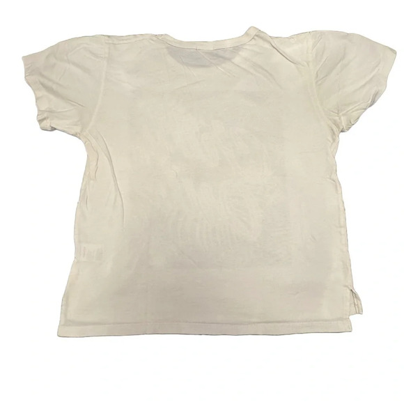 Poolhouse Chill Out Tropical Beach Chill Summer Pool Split Hem Graphic Tee EUC - Picture 2 of 9